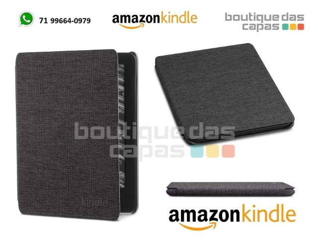 Capa case de tecido kindle 10ª geração original preta kindle amazon