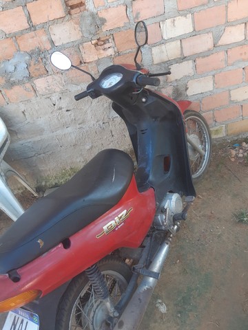 BIZ 100 NO PONTO DE TRANSFERIR