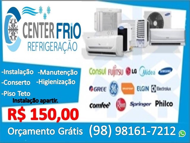 Instalação e manutenção de ar condicionado em Promoção 150,00 R$