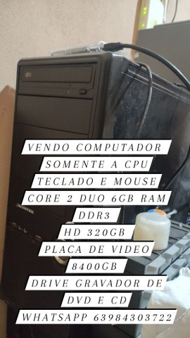 Vendo CPU Core 2 duo 6gb ram ddr3