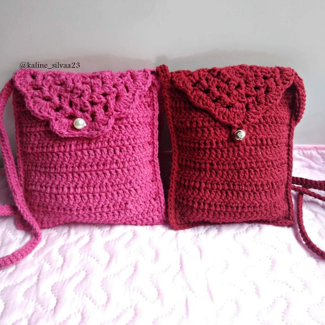 crochet makeup bolsa pattern