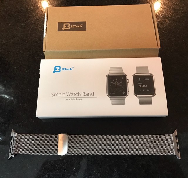 Pulseira Milanese de Aço Inoxidável Jetech Apple Watch 