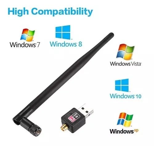 antena wireless usb 12cm 2.0 802.lln 1800mbps jsq-119