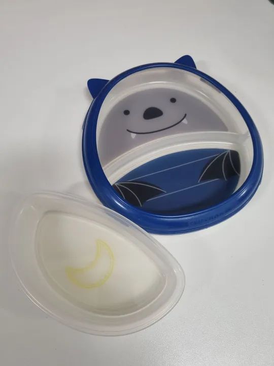 Prato fe Treinamento com Divisória e Bowl Skip Hop Morcego - Foto 2