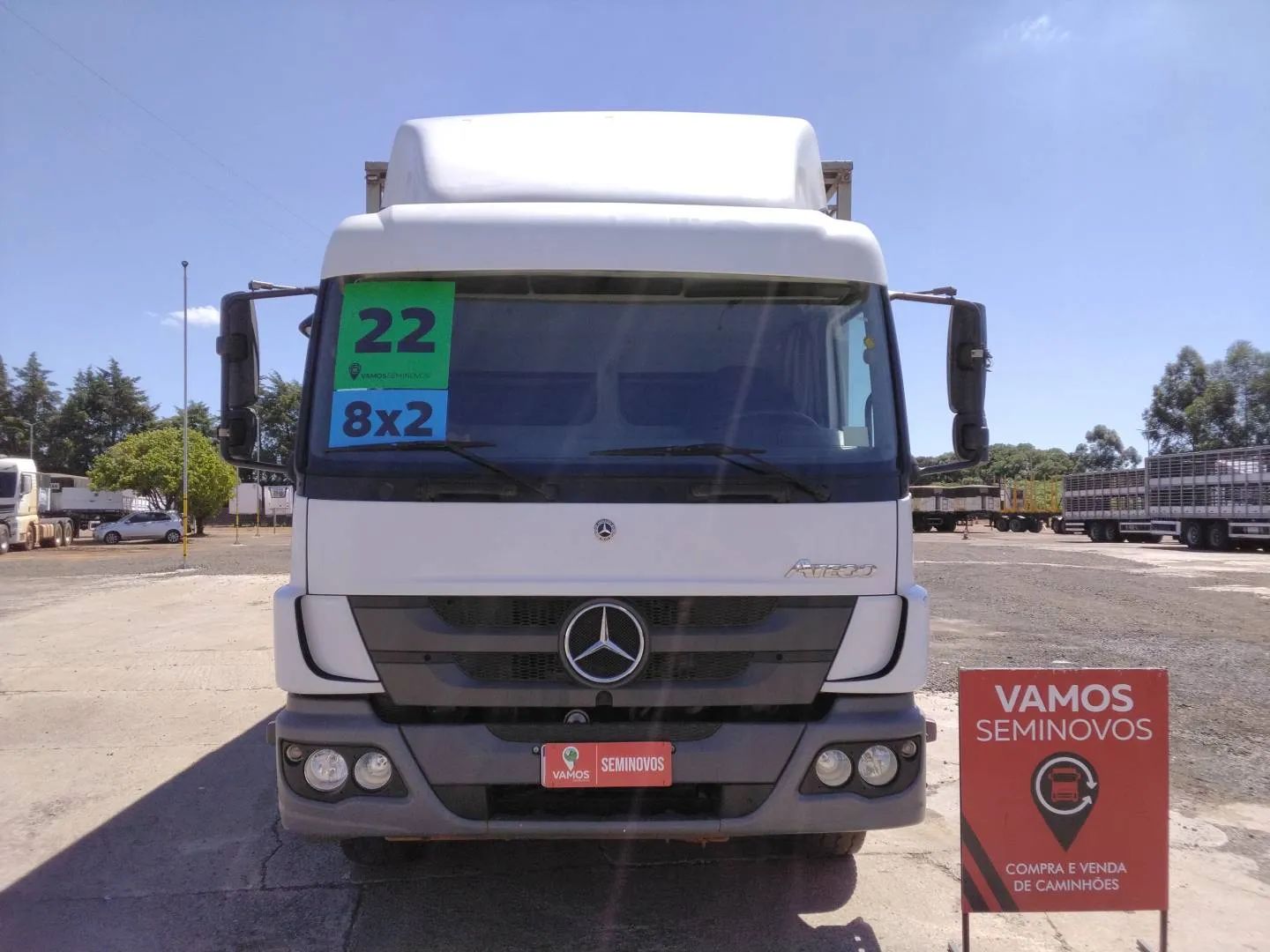 Mercedes-Benz Atego 3030/48 8X2 2022/2022 Vamos Seminovos Chapecó - Foto 2