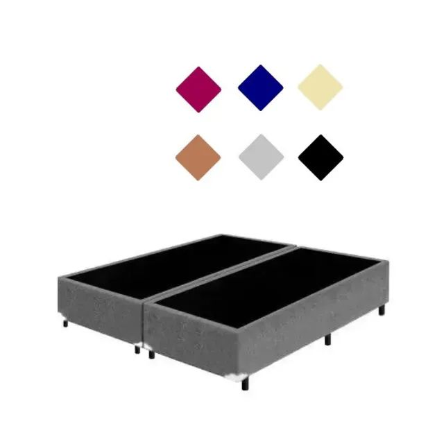 Cama Box King Bipartido - Pronta Entrega