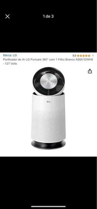 Purificador De Ar LG Novo 
