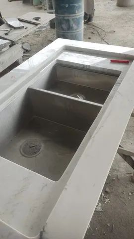 Pias, lavatorios, bancadas em geral e tudo mais em mármore, granito, quartzito, quartzo... - Foto 4