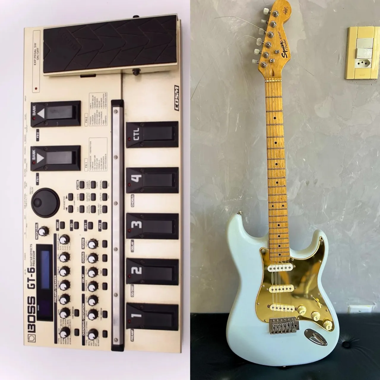 Squier Fender / Boss Gt-6  (Não Aceito Troca )