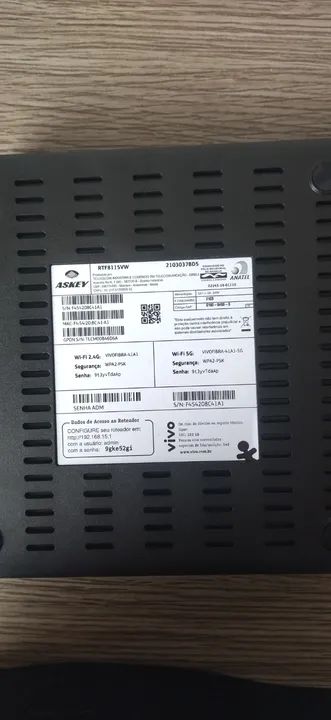 Roteador Vivo Askey RTF8115vw - Foto 2
