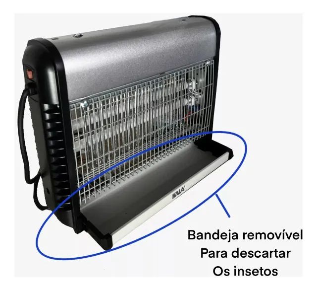 Mata Insetos luz negra Profissional 127v 16w 37cmx28cm 929239 Kala - Foto 5