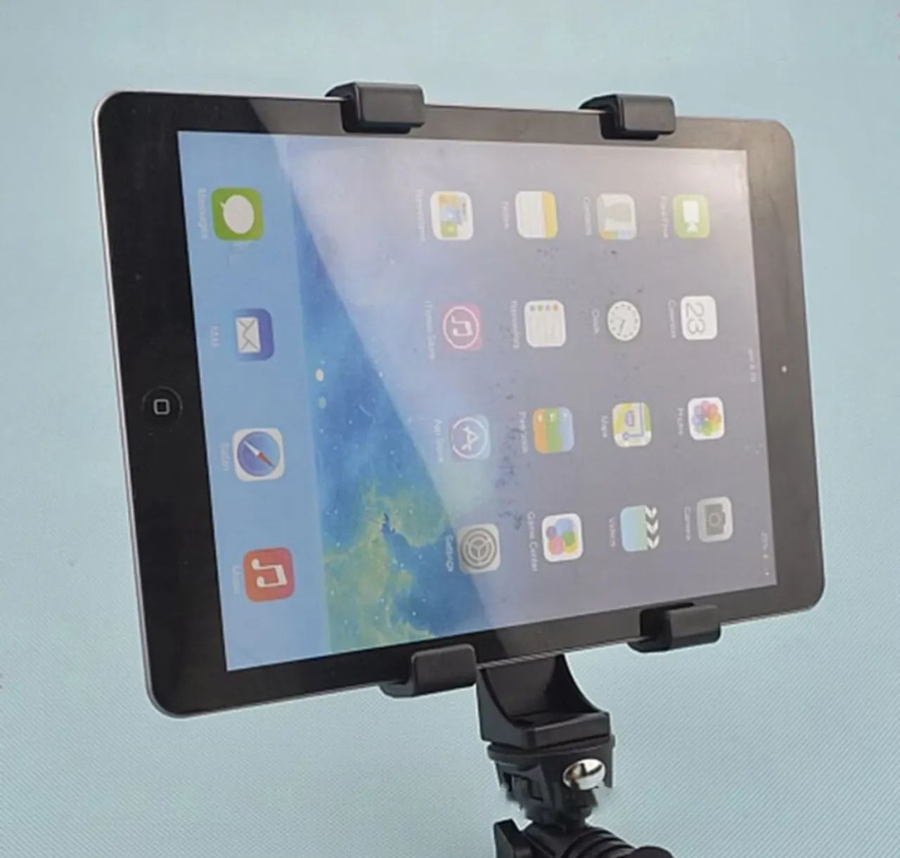 Suporte Adaptador De Celular Tablet para Tripe 2 em 1 com rosca 1/4 Universal - Foto 5