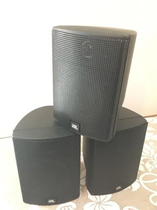 Kit trio (3) de caixas de Home Theater JBL / Top / Aceita Trocas