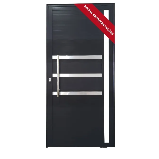 Portas Lambril Veneza - Preto e Branco (25x57mm)