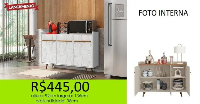 Aparador buffet a pronta entrega - Foto 4