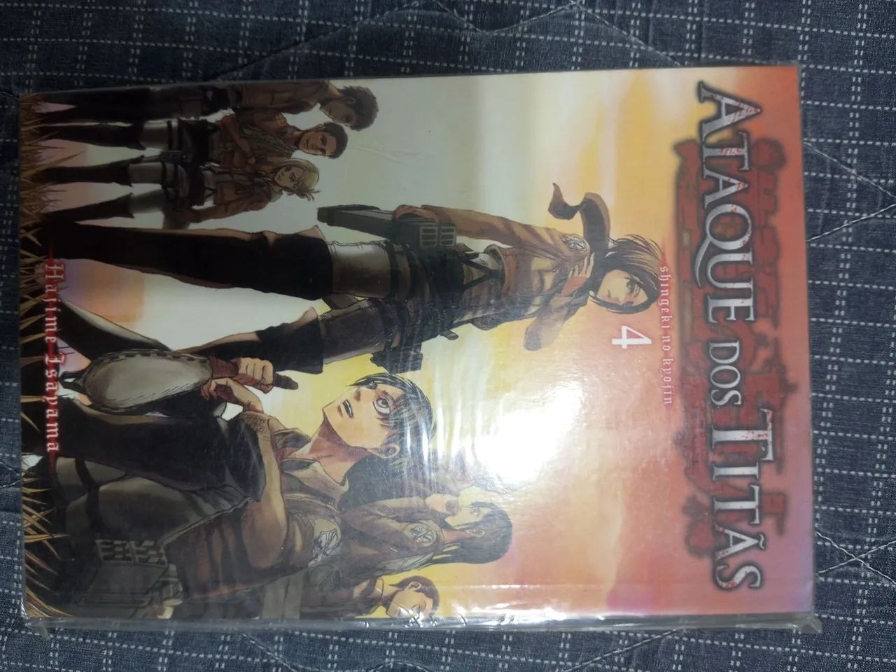 Mangá attack on Titan volume 4 Shingeki no kyojin Panini comics