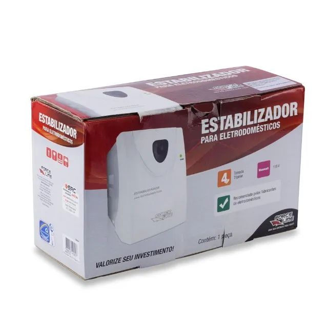 Estabilizador Eletrodoméstico 2000va Mono Cinza 580 - Foto 2