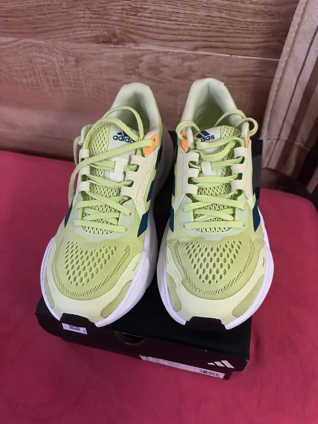 Tênis de corrida Adidas Adistar 1 M Pulse Lime Flash laranja masculino