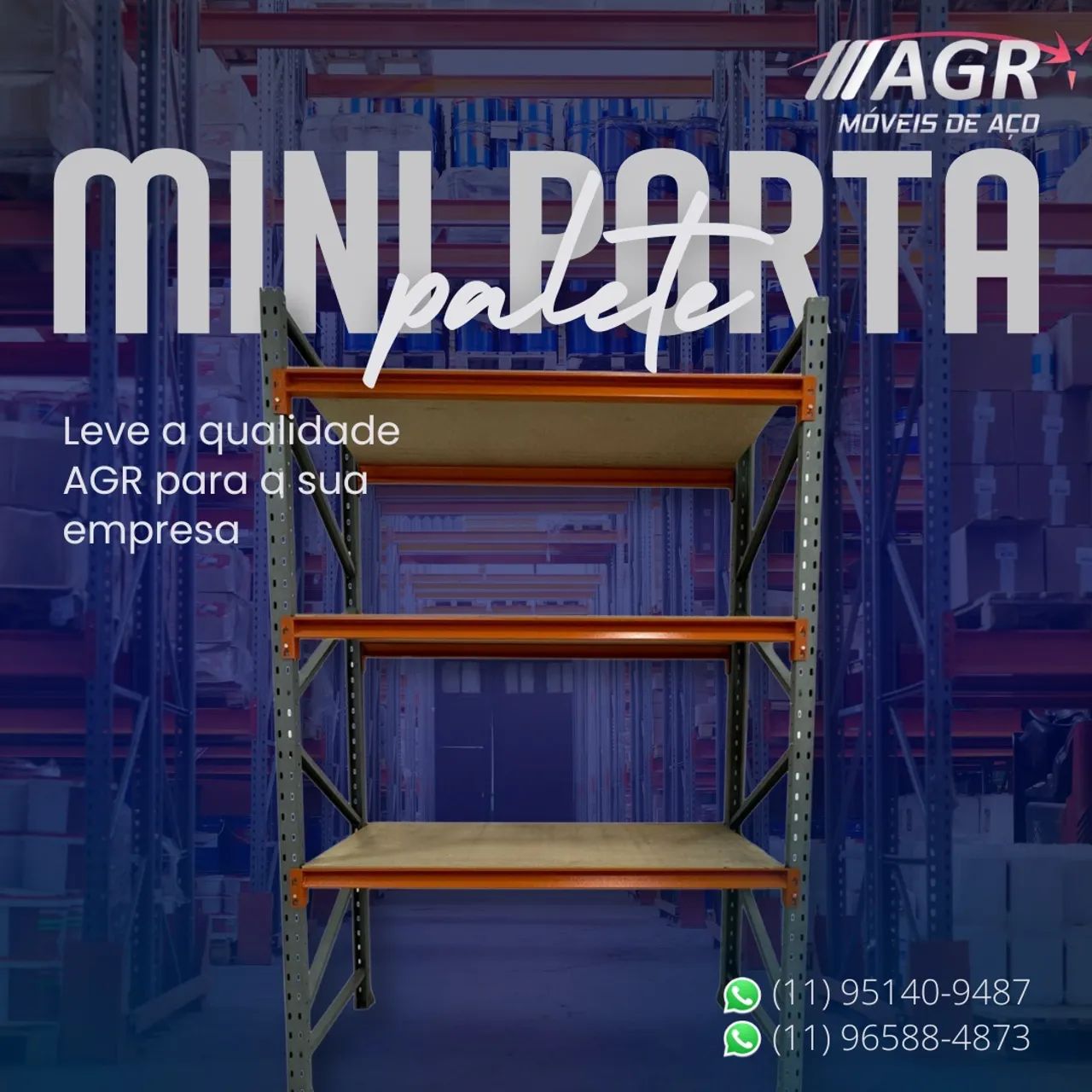 MINI PORTA PALETES NOVOS !