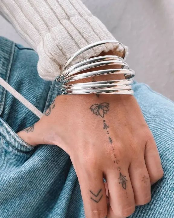 Kit 5 pulseiras argolas prata 925 - Foto 3