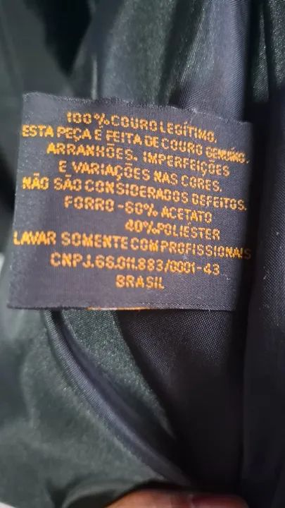 Casaco 100% Couro Grife JM(Julian Marcuir) - Foto 2