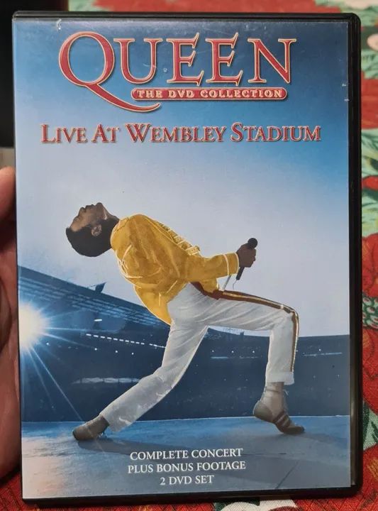 DVD Duplo Queen Live at Wembley Stadium