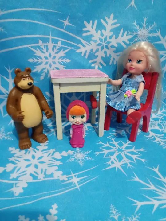 Lote  Brincando de Casinha! Urso marha 