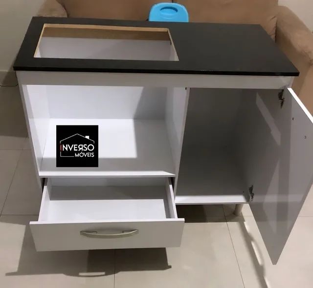 Balcão para cooktop de 4 e 5 bocas novo  - Foto 2
