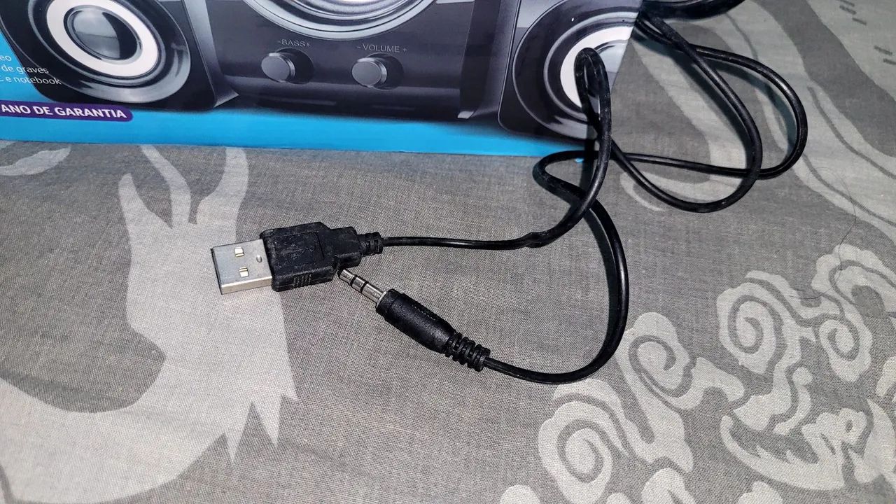 Caixa de som pra pc e smartphone  - Foto 2