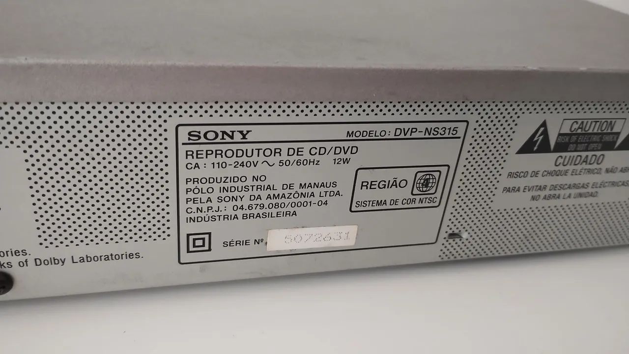 DVD de mesa Sony com controle - Foto 4