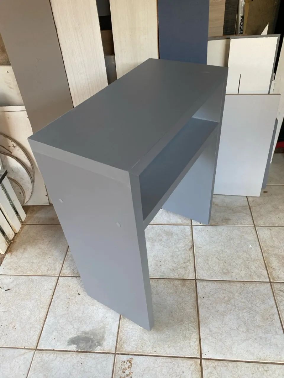 Aparador mdf cinza 