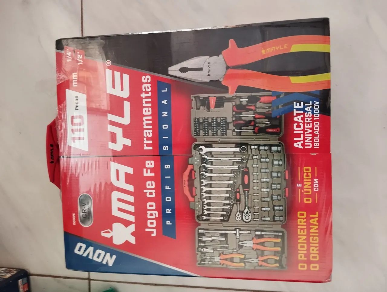 Jogo de Ferramentas 110 Peças Mayle Profissional - Foto 3