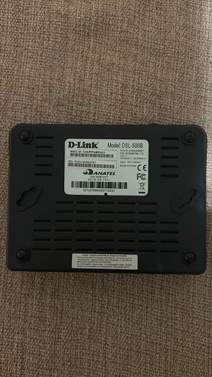 Roteador D-link-modelo DSL 500b - usado. - Foto 3