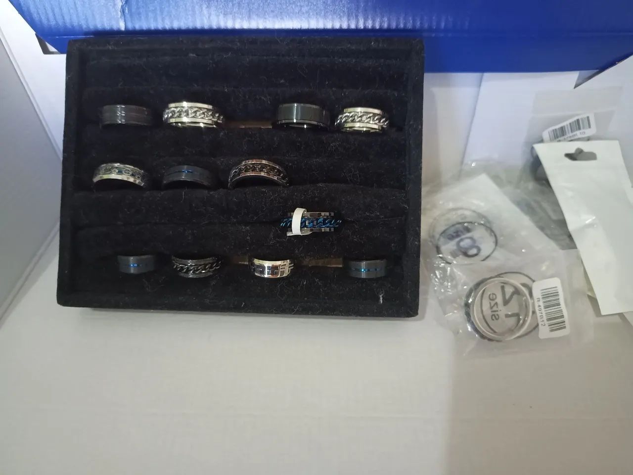 Lote Anéis de Aço Inoxidável  - Foto 2