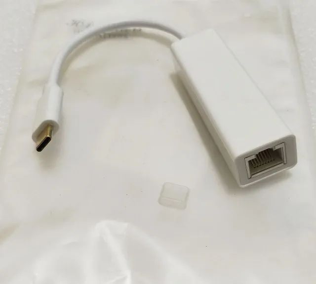 Adaptador  RJ-45  - USB-C 3.1 -  1GB/S  - Original  - Lacrados - R$: 85,00 Cada - Foto 2