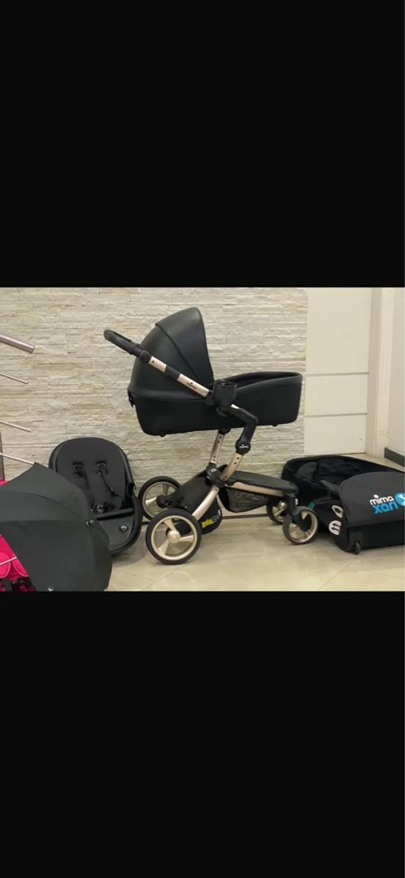 Vendo Carrinho de Bebê Mima Xari - 2 em 1 (Moisés e Carrinho)