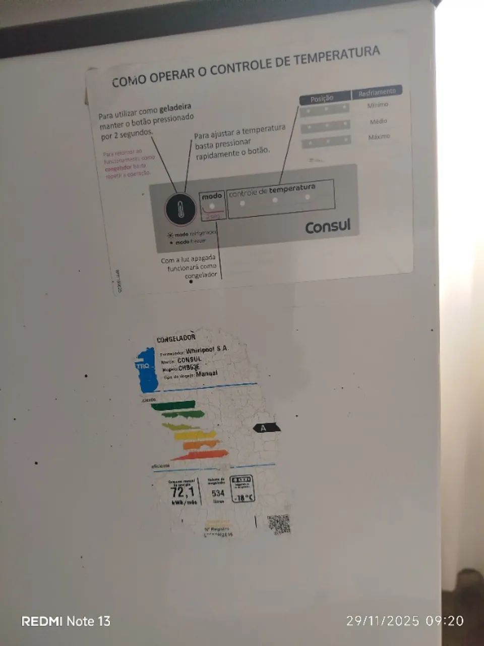 FRIZER CÔNSUL 536 L - Foto 5