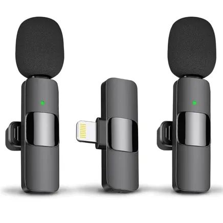 Microfone De Lapela Duplo ( Com 2 Microfones ) Sem Fio z1084 - Foto 3