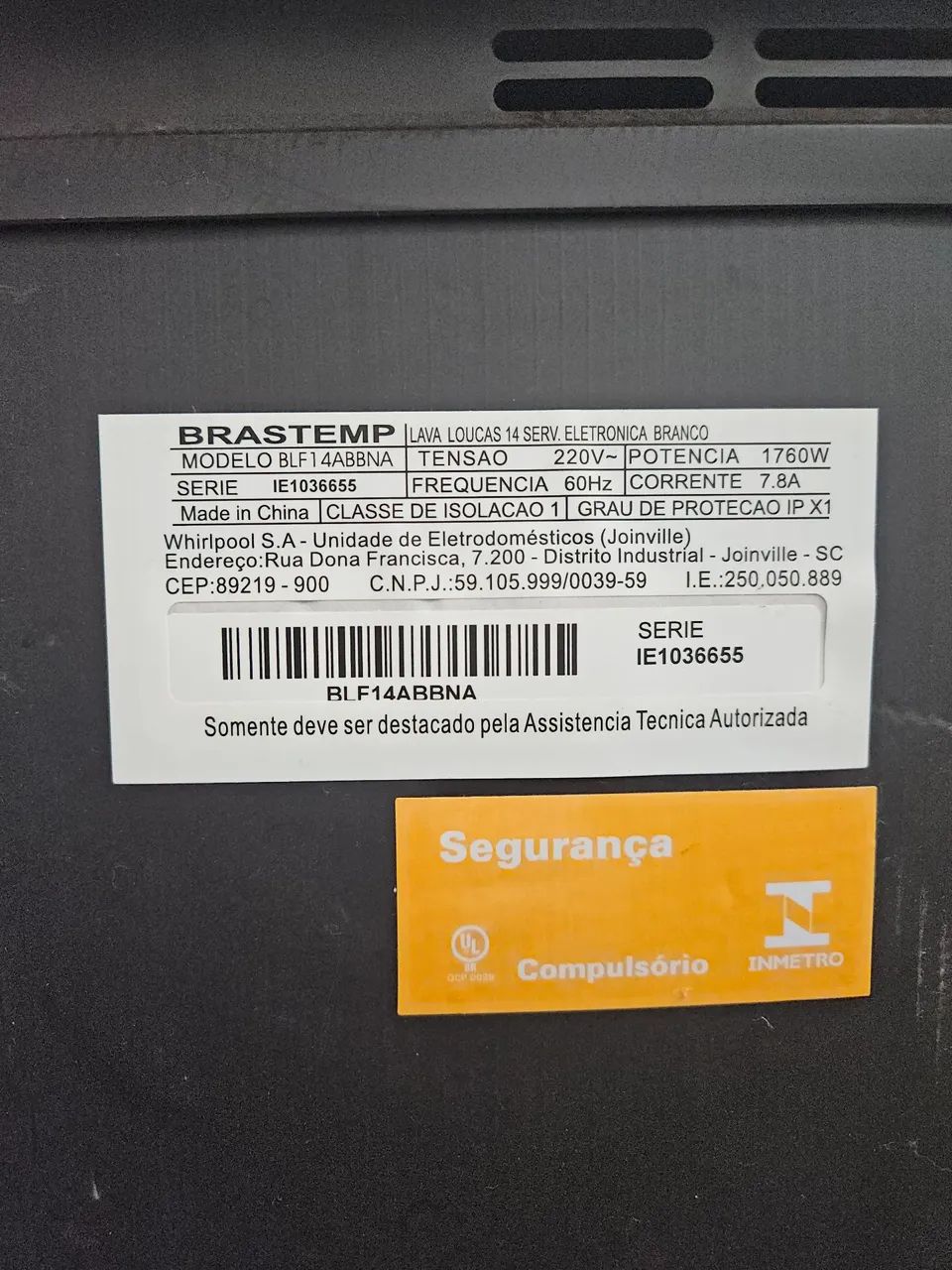Lava Louças Brastemp 14 Serviços BLF14ABBNA - Foto 3