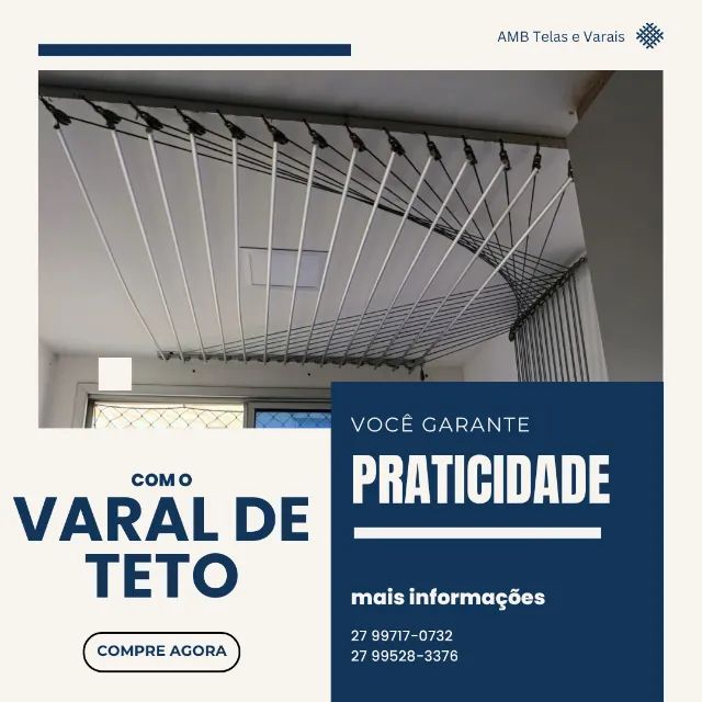 Varal de teto