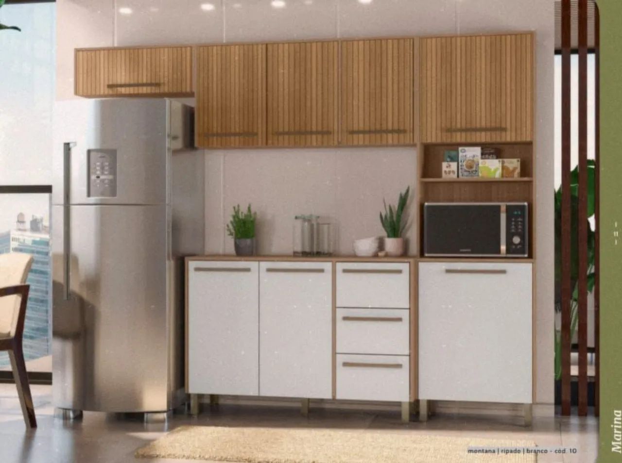 Armário de Cozinha Completo - Design Moderno - Foto 2