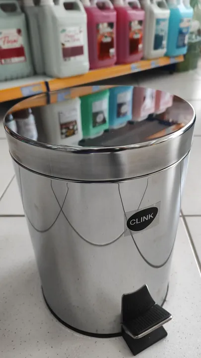 Lixeira INOX Clink 5Litros com Pedal