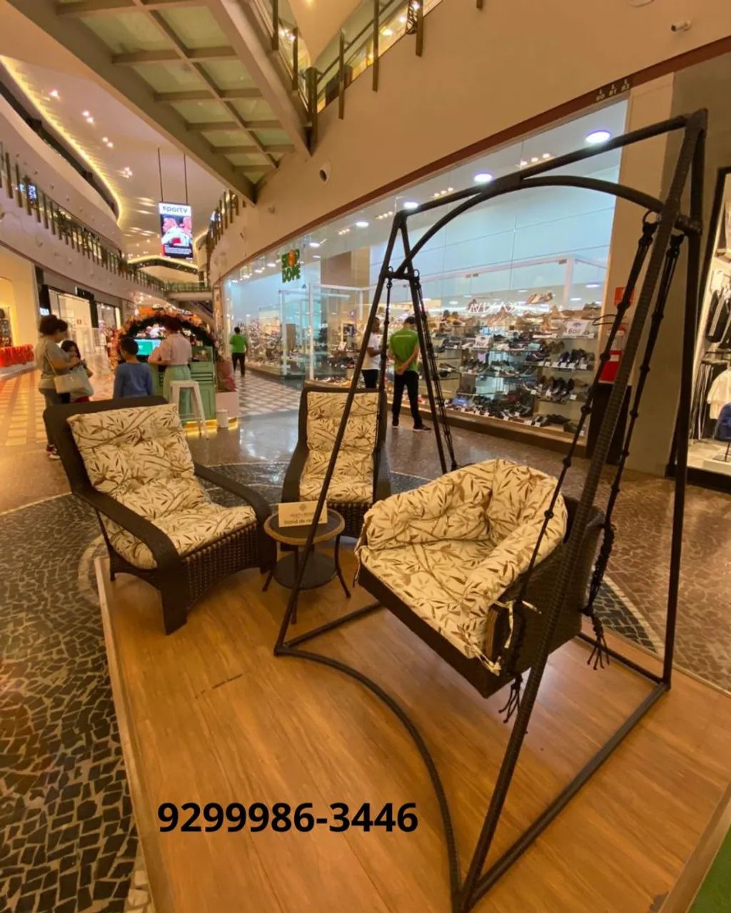 Poltronas acolchoadas 