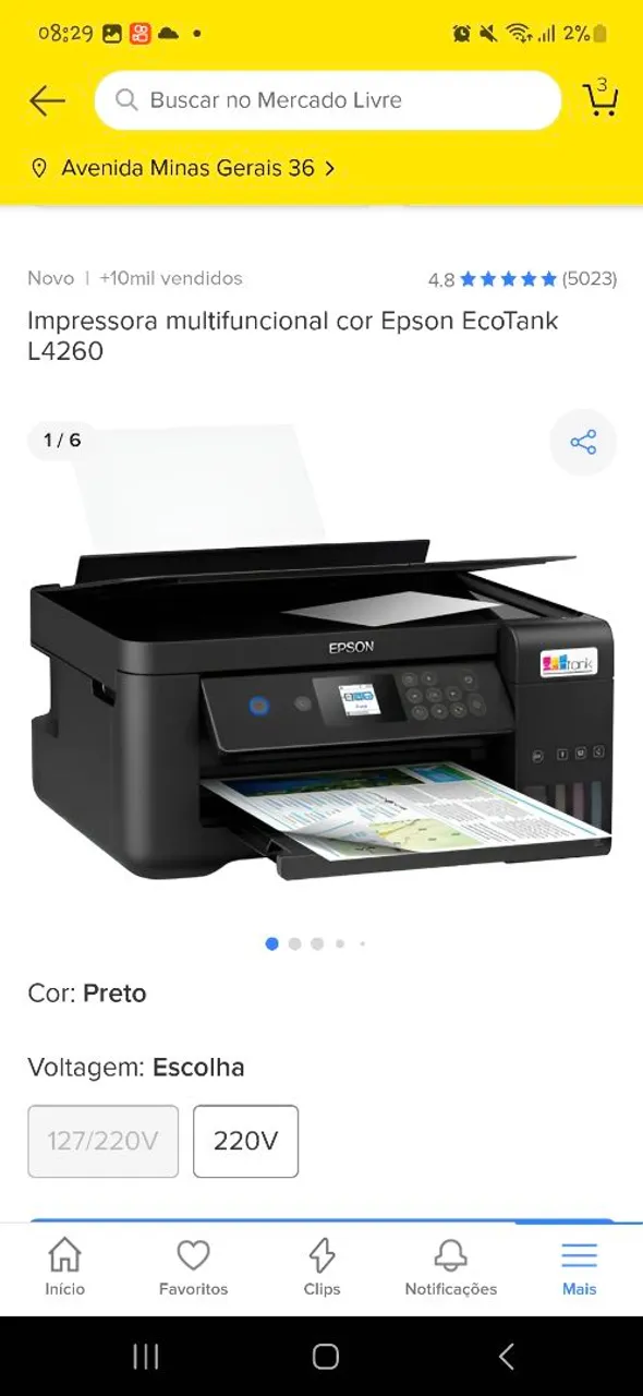 Impressora Multifuncional Epson EcoTank L4260