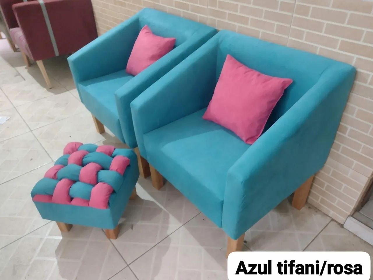 Poltronas Suede R$200,00 cada - Foto 5