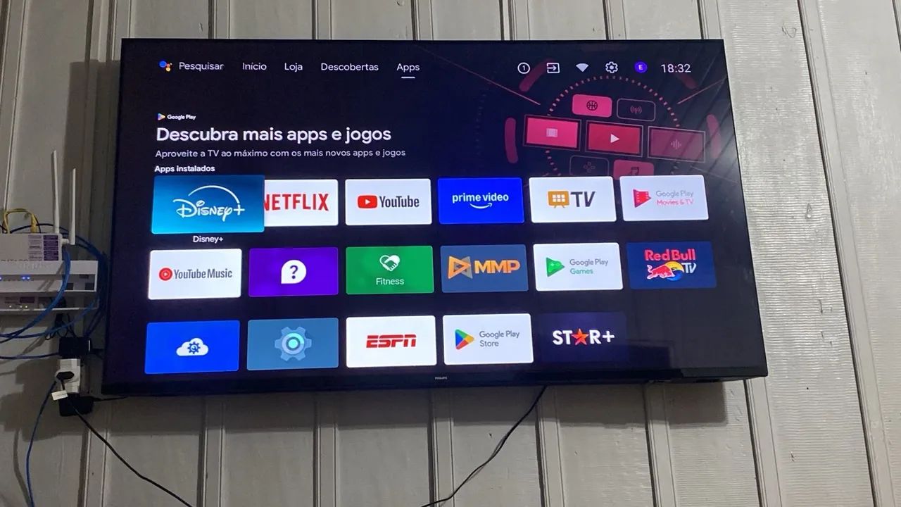 TV  4K com Netflix, dysney e muito mais!