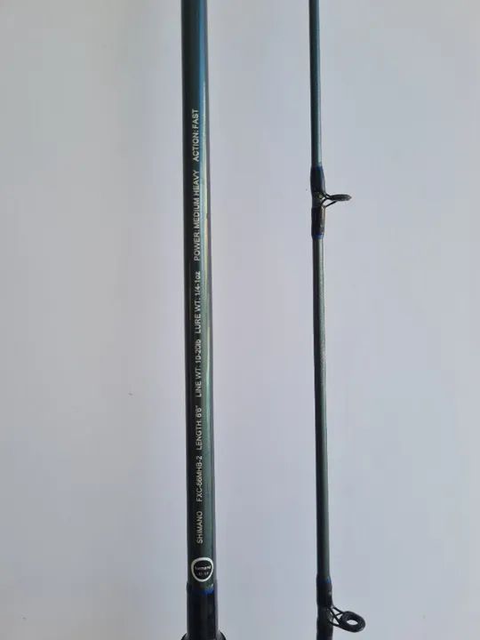 Vara de Pesca Shimano FXC-66MHB2 1,98m 10-20Lb 2 partes - Foto 3