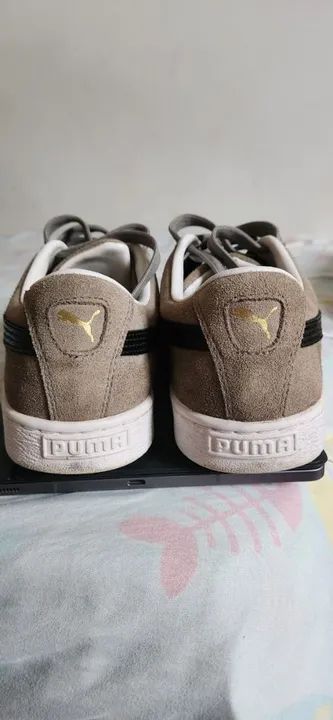 Puma Suede Croc Cinza - Foto 4