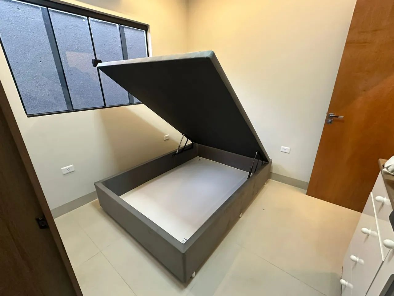 Cama Baú Casal novo reforçada garantia preço de fábrica  - Foto 5