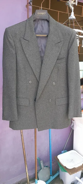 Casaco Blazer da garbo preto Masculino completo.